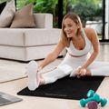 Podložka na cvičenie, jogu a fitness 1 cm Rebel Active RBA-3150-BK, čierna