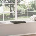 vidaXL Vankúš na lavičku Pl plush kord Antracitová Hĺbka 35 cm