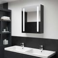 vidaXL LED kúpeľňová zrkadlová skrinka 50x13x70 cm