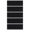 vidaXL Schodiskové stupne 5 ks 25x75 cm guma