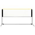 vidaXL Nastaviteľná bedmintonová sieť 300x103x94-158 cm kov
