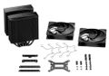Be quiet! chladič CPU PURE ROCK PRO 3 Black / 2x120mm PWM fan / 6xheatpipe / černý Chladic, pro CPU, pro Intel i AMD, socket 1851, 1700, 1200, 1150, 1151, 1155, AM5, AM4, 250W TDP, 2× 120mm ventilátor, 6 heatpipe