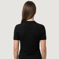 Dámske Tričko Polo Black - GymBeam, veľkosť L
