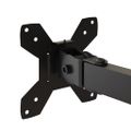 vidaXL Držiak monitora čierny oceľový VESA 75/100 mm