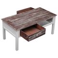 vidaXL Konferenčný stolík hnedý 100x50x45 cm drevený