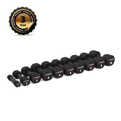 Polyuretánové jednoručné činky HMS HPT09 2 x 9 kg