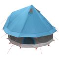 vidaXL Tipi stan 4-miestny Modrá Polyester a oceľ
