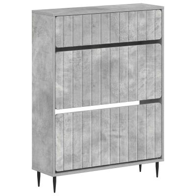 vidaXL Skriňa na topánky ZWOLLE 78 x 24 x 103 cm Kompozitné drevo
