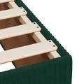 vidaXL Posteľný rám boxsping s matracom tmavozelený 140x190 cm zamat