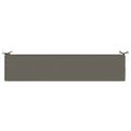 vidaXL Vankúš na lavičku SOEST 100% polyester Sivá 170 x 40 x 8 cm