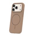 Silikónové tenké Mag puzdro pre iPhone 17 Pro 6,3" / 18 Pro 6,3" hnedá
