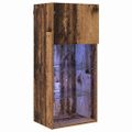 vidaXL Nástenný TV kabinet 40,5 x 30 x 90 cm Staré drevo