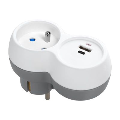 ORNO OR-AE-13302 zásuvka 230V s USB nabíjačkou