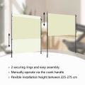 vidaXL Vonkajšia zatemňovacia roleta krémová 200x270 cm