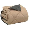 vidaXL Prikrývka na celý rok Antracitová a taupe 220 x 240 cm