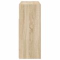 vidaXL Komoda s LED svetlami dub sonoma 115,5x30x75 cm