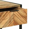 vidaXL Toaletný stolík Hnedá 100 x 40 x 120 cm Pevné akáciové drevo