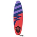 vidaXL Surfová doska 170 cm pruhovaná