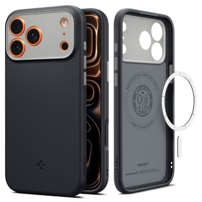 Puzdro Spigen Nano Pop Mag Magsafe pre iPhone 17 Pro Max čierne sezamové