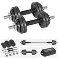 Činky litinové nastavitelné 15kg, REBEL ACTIVE RBA-2327-15