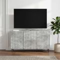 vidaXL TV skrinka Betónovo sivá 99 x 34,5 x 52 cm Kompozitné drevo