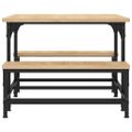 vidaXL Konferenčný stolík dub sonoma 100x50,5x40 cm kompozitné drevo