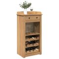 vidaXL Skrinka na víno PANAMA 57x40x111,5 cm borovicový masív