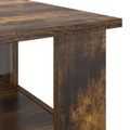vidaXL Konferenčný stolík Dymová dub 90 x 50 x 45 cm Kompozitné drevo