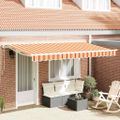 vidaXL Rám markízy Viacfarebný 400 x 200 cm Polyester s PU povrchom