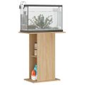 vidaXL Stojan na akvárium, dub sonoma, 60,5x36x72,5 cm, umelé drevo