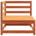 vidaXL Záhradné pohovky rohové 2 ks voskové hnedé 70x70x67 cm borovica