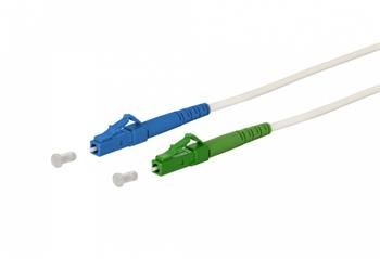 LC/APC - LC/UPC simplex 9/125 SM 3m arm.biely 3mm B3 LSZH