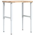 vidaXL Pracovný stôl 80x60x(73-99,5) cm masívna akácia obdĺžnik