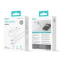 Nabíjačka BWOO GaN PD 30W so vstupom USB-C 1x, 60W kábel USB-C 2A biela