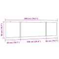 vidaXL Magnetická biela tabuľa skladacia 200x50x1,7 cm hliník
