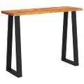 vidaXL Záhradná lavička so živou hranou 110x35x80 cm akáciový masív