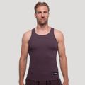 Tielko Persistence Ribbed Brown - GymBeam, veľkosť XL