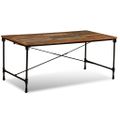 vidaXL Jedálenský stôl, recyklovaný masív 180 cm