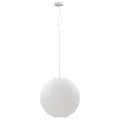 vidaXL Závesná lampa, biela Ø45 cm E27