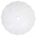 vidaXL Umývadlo biele 46x17 cm keramické