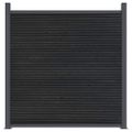 vidaXL Plotový panel sivý 699x186 cm WPC