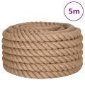 vidaXL Jutové lano 5 m dlhé 40 mm hrubé