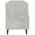 vidaXL TV stolík betónovo sivý 102x35x50 cm spracované drevo