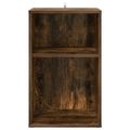 vidaXL Skrinka na gramofónové platne Dymový dub 38 x 33 x 61 cm