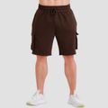 Šortky Utility Brown - GymBeam, veľkosť XL, veľkosť oblečenia XL
