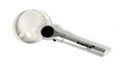 Lupa Levenhuk Zeno 400 s LED osvetlením, 2/4x, 88/21 mm, kov
