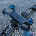 Držiak telefónu na bicykle, motocykle, skútre, kolobežky otočný o 360° AMiO-04146