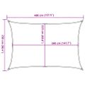 vidaXL Tieniaca plachta 160 g/m² obdĺžniková piesková 2,5x4 m HDPE