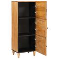 vidaXL Highboard Svetlohnedá 40 x 33 x 110 cm mangový masív