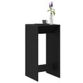 vidaXL Barový stôl 51 x 50 x 103,5 cm Kompozitné drevo Čierny dub